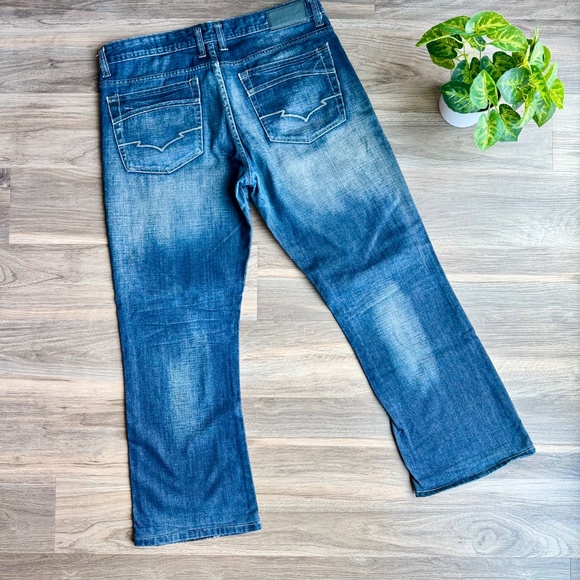 Buffalo King Basic Slim Bootcut Jeans Men’s Dark Wash Size 34 x 29 - Picture 13 of 13